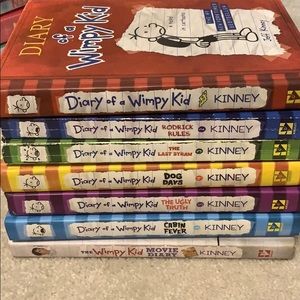 Books 1-6 of Diary of a Wimpy Kid & Movie Diary